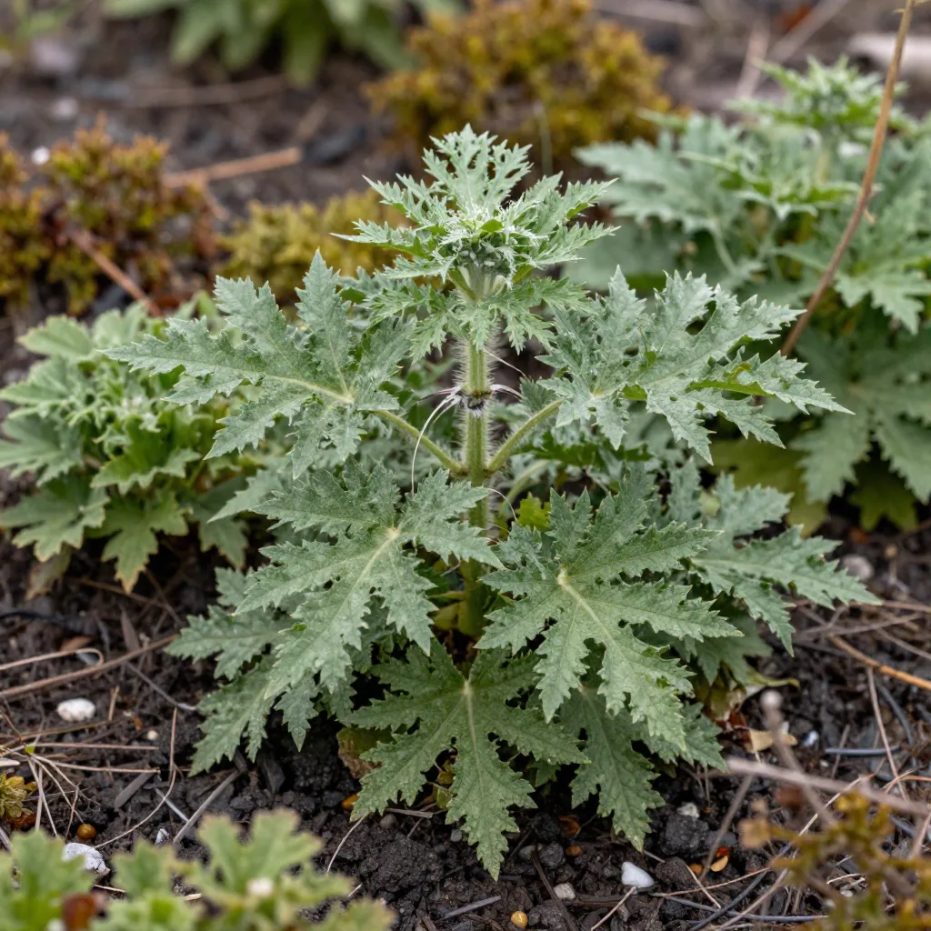 Deciduous birch specimen